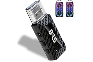 IFACA Bluetooth USB 5.3 Adaptador PC 3.5mm Aux Receptor Compatible TV/Radio