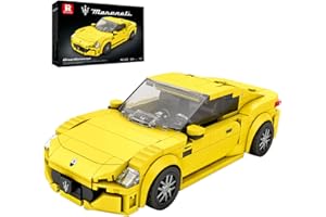 Reobrix Mini Supercars Blocs Construction Jouets modèles Voitures Sport, Collection véhicules Techniques, 823 Puzzle décoration Maison, Cadeaux pour Enfants, Adolescents Adultes (384 pièces)