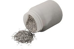 HEIBTENY 1 kg D'aiguille De Polissage Magnétique Pour Ponceuse Magnétique Pièces Métalliques Polies Luminosité De Surface Broches Magnétiques En Acier Inoxydable 304 (0,7 × 5 mm)