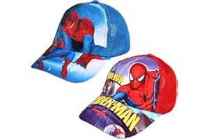 ZOSIGN Gorras de Béisbol, 2pcs Verano Ajustable Gorra Infantil, Gorra de Béisbol para Niños, Sombrero de Béisbol para Unisex, Gorra Niño Cartoon, Gorra de Béisbol Infantil