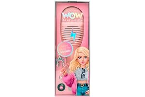 WOW GENERATION - Micrófono de Karaoke Rosa para Niñas, Altavoz Incorporado, Distorsión de Voz, Personalizable con Charms, Larga Duración de Batería
