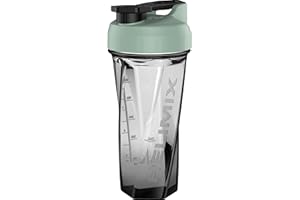 Helimix 2.0 Shaker de Proteínas, 800 ml (28 oz) - Batidora Portátil para Batidos y Smoothies - Sin Varillas, Grumos ni Baterías - Apta para Lavavajillas y Libre de BPA