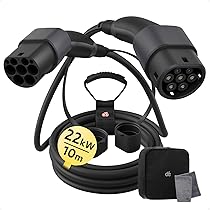 Prolunga Cavo Ricarica Auto Elettrica Tipo 2 - 5m 22kW 32A IP54 Per BEV E PHEV - Foto 4