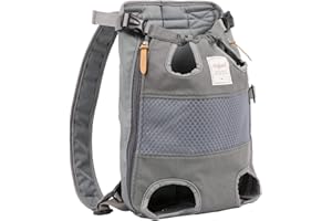 JRANTER Pet Carrier Backpack for Small Medium Dogs Cats,Adjustable Pet Front Backpack Travel Bag, Legs Out
