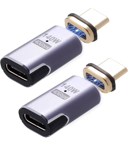 Set adattatori per cavo magnetico Type-C, Micro Usb, Lightning