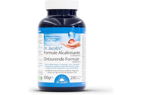 Formule alcalinisante en comprimés, optimise le métabolisme acido-basique, synergie de minéraux alcalins