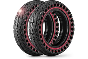 BABEJIA 2 szt Opony do Hulajnogi 50/75-6.1 Bezdętkowe, Ulepsz Swój Skuter dzięki Terenowe Oponom 8 1/2 x 2, Koła 8,5'' Kompatybilny z Xiaomi 3/3 Lite/M365, Gotrax GXL V2/XR/APEX, Hiboy S2