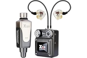 XVIVE WIRELESS IN EAR MONITOR SYSTEM PLUS IN EAR MONTORS & CASE