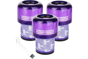LCXCXY Lot de 3 Filtre Pour Dyson V11,Réutilisable Filtres pour Dyson V11,Filtres Compatibles pour Dyson V15 V11 SV14 SV22 Animal/Absolute/Torque Drive/Fluffy/Detect/Complete Pro, Remplacer Part # 970013-02