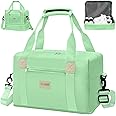 CS COSDDI Designed for Ryanair Cabin Bag 40x20x25 Underseat Carry-ons Bag, Expandable for Easyjet Cabin Bag Travel Bag with Trolley Sleeve Weekend Overnight Bag Hand Luggage Bag for Women Men