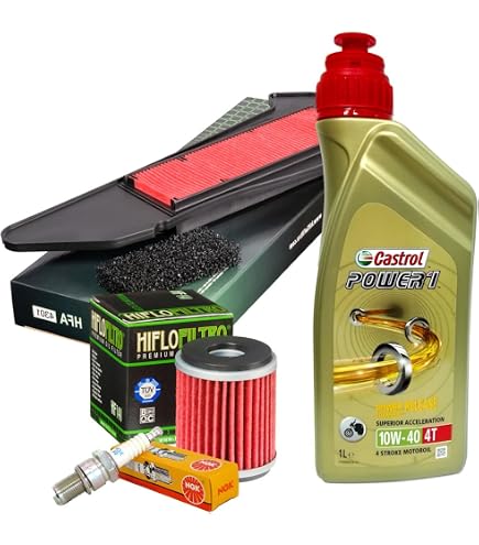 Kit Révision Complète Pour Yamaha TMAX 530 (2012-2016) - 3 Filtres à Air, Filtre à Huile, Bougies