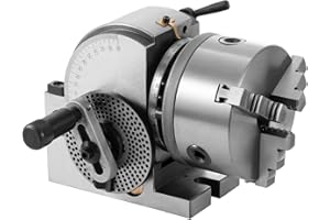 SucceBuy Tête d'Indexation Tête de Division Indexing Head Semi-universelle avec Mandrin 5" à 3 Mâchoires