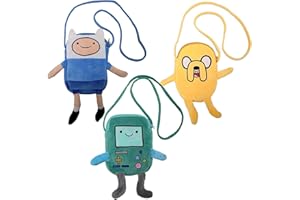 AZERISSO Adventure Time BMO Jake The Dog Bag Sac à bandoulière en peluche