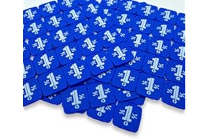 TATTO COMBICRAFT BROPE CON 10.000 monete di rottura in blu in plastica riciclata, adatti come monete di festival, gettoni o monete di consumo