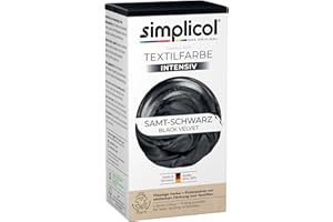 Simplicol 1818 Fácil Textil Color en la Lavadora, Polvo, Negro (Samt Schwarz 1818), 2 unidades
