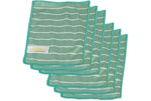 Muxel Lot de 6 chiffons de nettoyage en microfibre pour lunettes et téléphone portable