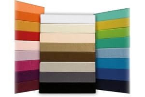 SHC TEXTILIEN Jersey Spannbettlaken anthrazit/grau aus Baumwolle | Bettwäsche Zubehör | Bettbezug • Spannbetttuch • Laken | Bettlaken 180x200 cm / 180-200x200 cm