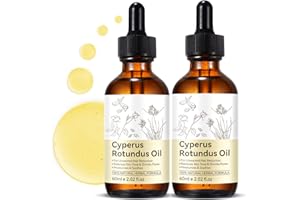 FURNRUBDEN Cyperus Rotundus Oil for Hair Removal 2 Pack - Reduces Unwanted Body Hair Growth, Moisturize Smooth Skin for All Skin Types for Women & Man
