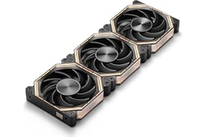 darkFlash INF34 wentylator obudowy PC 120 mm, łańcuch stokrotki, chłodzenie do 2000 obr./min, 4-pinowy PWM, wentylator komputerowy chłodzący procesora ARGB, 3-pak (do przodu, czarny)