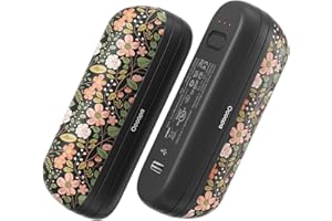 OCOOPA Calentador de Manos Recargable 2-in-1, Magnético Calienta Manos Electrico 5200mAh, Tamaño de Bolsillo, 3 Niveles de Calentamiento, para Camping, Raynauds, Golf, Regalo Mujer Hombre, UT2s Mini