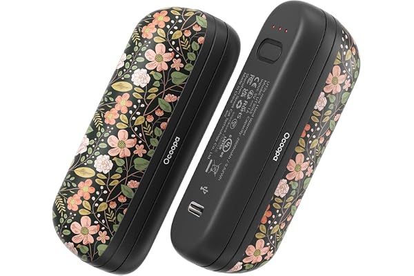 OCOOPA 2 en 1 Magnétiques Chauffe Mains Rechargeables, 5200 mAh Chaufferette Électriques, Portables USB-C, Réutilisables, 3 Niveaux de Chaleur, Cadeau High-Tech pour Hommes et Femmes UT2s Mini
