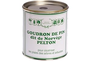 PELTON FERTILIGENE GOUD4 - Cicatrizzante catrame di Pino Detto della Norvegia 800 G, per guarire Le ferite di Alberi e arbusti, Pronto all'Uso - Made in France