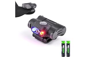 Nextorch Dewalt AAA Compact Multi-Purpose Clip Cap lumière lampe frontale réglable amovible lumière les mains libres pour la chasse Camping Pêche