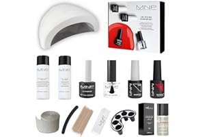 kit Semipermanente Unghie Professionale MesaudaMNP Starter Kit Gel Polish 7ml, Nuova Formula Senza TPO + Lampada Led 48watt e Accessori - Kit Smalto Semipermanente Unghie, Omaggio Olio Cuticole Altéax