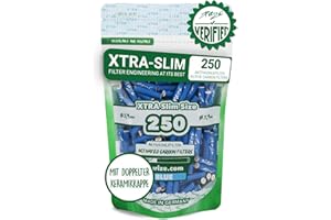 PURIZE® Activated Carbon Filter Xtra Slim Size Pack of 250