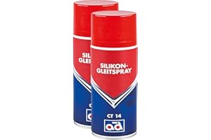 AD Chemie 2X Silikon-Gleitspray Ct 14 400ml Spraydose Gleitspray Silikon Silikonspray Hybrid Öl Metall Schmiermittel Pflege Spray Holz Auto 406052890
