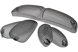 UNKNOWN Lenti e fanale posteriore STR8 per Piaggio TPH/NRG fino al 2008, nero