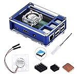 GeeekPi Raspberry Pi 3 B+ Geh&auml;use, Raspberry Pi Geh&auml;use mit L&uuml;fter, Raspberry Pi K&uuml;hlk&ouml;rper f&uuml;r Raspberry Pi 3 Modell B...