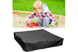Shinybox Sandkasten Abdeckung, Sandkastenabdeckungen, Wasserdicht Staubdichte Sandkasten Abdeckun mit Kordelzug, Sandkasten Abdeckung Oxford-Stoff für Sandkasten, Pool, Terrase