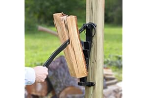 GDWD Manueller Holzspalter, Wandhalterung Brennholz-Anzündspalter, Handholzspalter Spanmesser, Manuelles Anzündkacker Holzspalter Feuerknacker, Outdoor Anzündholz Spalten Werkzeug