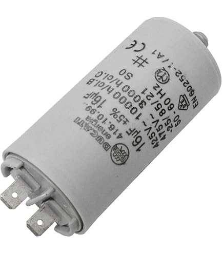 Condensatore per avviamento motori con terminali Faston 12,5uf/450V