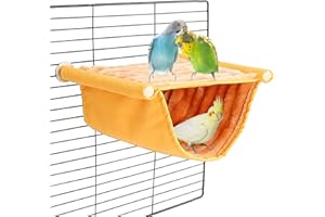 Csirnto Hamac pour oiseaux - Lit superposé - Nid d'oiseau - Nid d'oiseau - Cage à oiseaux - Accessoires - Jouet pour oiseaux, nid d'oiseau - Hamac suspendu pour perruches, cacatoès