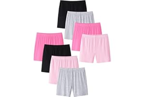 Adorel Short sous Robe Cycliste Leggings Court Fille Lot de 8