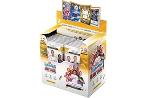 Topps UCC Match Attax 2025/26 -Scatola completa: contiene 32 pacchetti con 4 carte speciali inserite per pacchetto (12 carte per pacchetto).