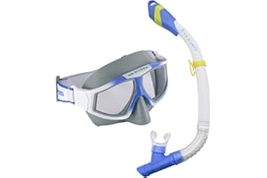 U.S. DIVERS US.Divers Combo Avila | Diving Kit, Mask and Snorkel with Purge for Adult with UV Protection, Anti-fog and Anti-leak Lenses, Water Hiking, Snorkeling, Men and Women, Silicone Mask