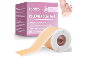 PGONLINE Silikon Narbenpflaster 4cm x 300cm, Silikon-Narbenband Wiederverwendbare, Silicone Scar Tape für Operationen, Kaiserschnitt, Bauchdeckenstraffung Und Keloidnarben