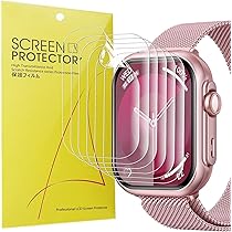 Blueshaweu Schutzfolie Für RUXINGX G62 Smartwatch - 3er Set TPU Displayschutz