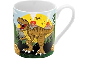 Sheepworld Tasse Dino | Kindertasse, Porzellan, 20 cl, in Geschenkbox | Geschenk für Kinder, Kindergeburtstag, Geschenk Jungs, Schulanfang, Schultüte | 74304