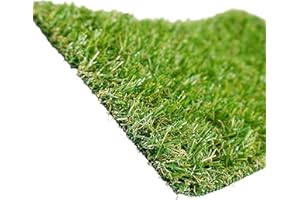 NEWCESPED CESPED ARTIFICIAL Rollos de Césped Artificial 20mm. Ideal para Terrazas, Patios, Jardines. Multitud de Formatos Disponibles de Corte. Mod Benidorm (2mx1m = 2m2)