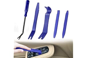 TIGMEW 5 Stück Hebelwerkzeug Auto Professionelle Auto Demontage Werkzeug Set Model Y Zubehör Universal Türverkleidung Werkzeuge zum Entfernen von Zierleisten für Innenraum Verkleidung und Radio