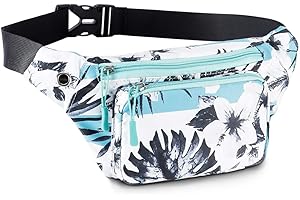 HAWEE Elegante Marsupio Sportivo Cintura Corsa Leggero Unisex Marsupio Corsa Multicolor Esecuzione Pouch con Cintura Regolabile e Jack per Cuffie per Uomo Donna Corsa Jogging Ciclismo Escursionismo