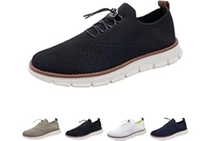 riou Zapatos Wearbreeze for Hombre, Zapatos Ortopédicos Urbanos Ultra Cómodos, Breeze Urban Zapatos Hombre, Zapatos Casuales de Malla Transpirable for Caminar