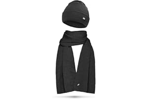 NYTTED® Merino Mütze und Schal Set für Damen & Herren | Made in Germany | 100% Feinste Merinowolle | Kuschelig Weiches & Warmes Set