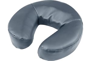 Kalolary Cojín de masaje para mesas de masaje, reposacabezas universal de media luna para reposacabezas y cuello, cojín para sillas de masaje, cama de spa (azul real)