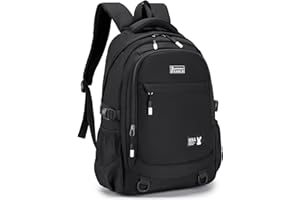 BAGROUPS Easyjet Plecak 45 x 36 x 20 samolotów Wodoodporny plecak podróżny o dużej pojemności, 17,3-calowy plecak na laptopa, odpowiedni dla nastolatków, mężczyzn i kobiet