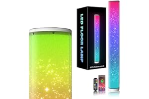 MIWATT RGBIC Star Floor Lamp, RGBWW Corner Light with Remote and APP Control, Color Changing Smart Corner Lamp with Music Rhythm and 16 Million Colors for Living Room Bedroom Game Room KTV Bar